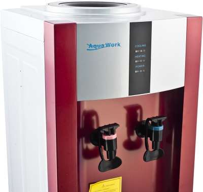кулер для воды aqua work 16ld/en серебристо-красный от магазина BIORAY